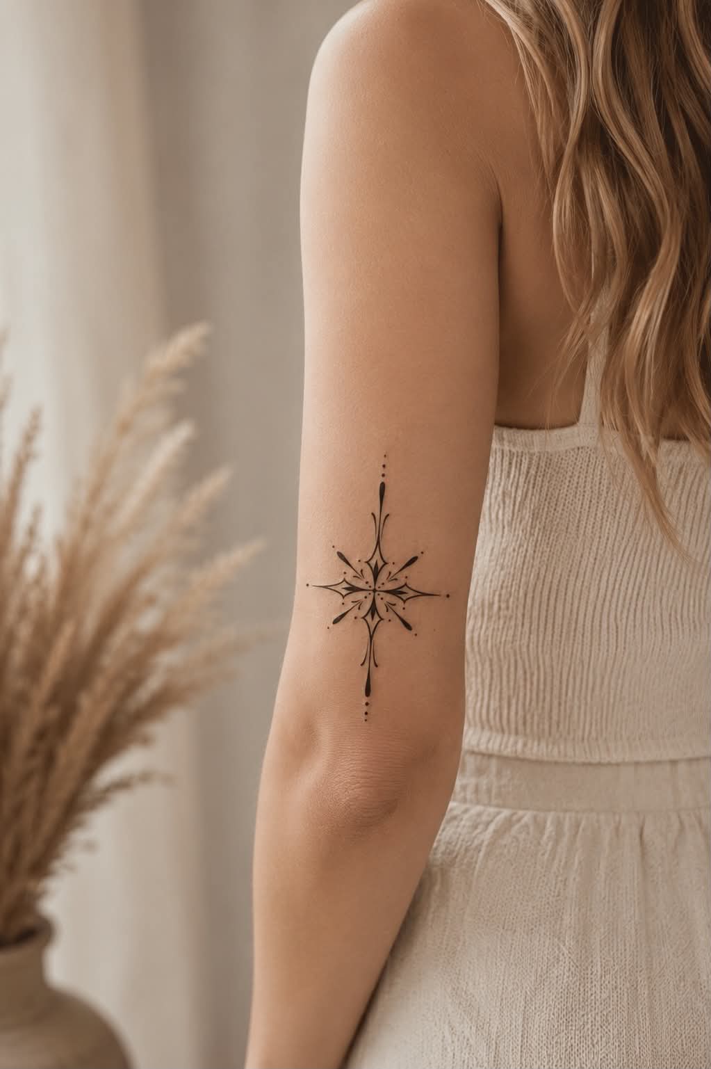 Geometric Star — Geometrisk · Fine line — By Dickow Aalborg